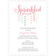 Pink Sprinkled with Love Shower Invitations Image 6 of 6